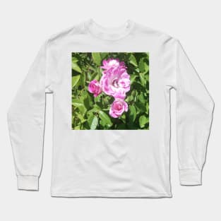 Pink Roses Long Sleeve T-Shirt